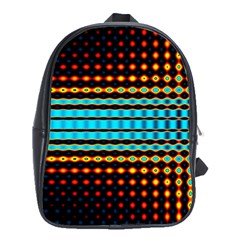 Signal Background Pattern Light School Bag (xl) by Sudhe