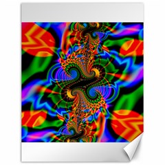 Abstract Fractal Artwork Colorful Canvas 12  X 16  by Sudhe