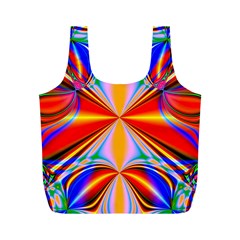 Abstract Art Fractal Art Full Print Recycle Bag (m) by Sudhe