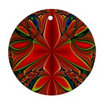 Abstract Abstract Art Fractal Ornament (Round)