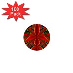 Abstract Abstract Art Fractal 1  Mini Buttons (100 pack) 