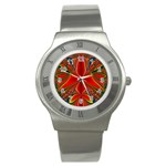 Abstract Abstract Art Fractal Stainless Steel Watch