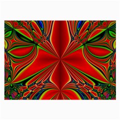 Abstract Abstract Art Fractal Large Glasses Cloth by Sudhe
