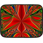 Abstract Abstract Art Fractal Fleece Blanket (Mini)