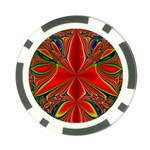 Abstract Abstract Art Fractal Poker Chip Card Guard (10 pack)