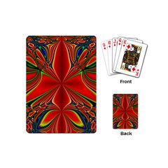 Abstract Abstract Art Fractal Playing Cards Single Design (mini) by Sudhe