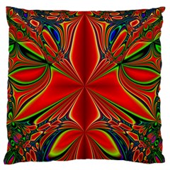 Abstract Abstract Art Fractal Large Flano Cushion Case (two Sides) by Sudhe