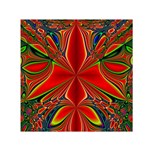 Abstract Abstract Art Fractal Small Satin Scarf (Square)