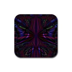 Abstract Abstract Art Fractal Rubber Coaster (square)  by Sudhe