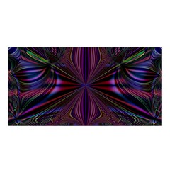 Abstract Abstract Art Fractal Satin Shawl