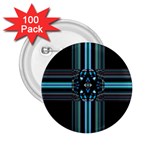 Cross Art Fractal 2.25  Buttons (100 pack) 