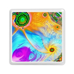 Artwork Digital Art Fractal Colors Memory Card Reader (square) by Pakrebo