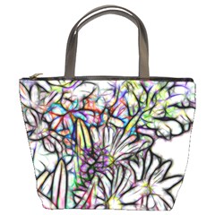 Mixed Flowers Bucket Bag by bloomingvinedesign