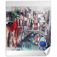 Venice Water Laguna Italy Canvas 16  X 20  by Wegoenart