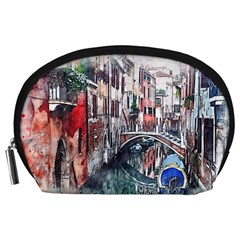 Venice Water Laguna Italy Accessory Pouch (large) by Wegoenart