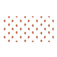 Cartoon Style Strawberry Pattern Satin Wrap by dflcprintsclothing