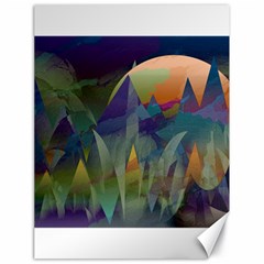 Mountains Abstract Mountain Range Canvas 18  X 24  by Wegoenart