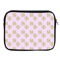 Happy Toast Pink Apple Ipad 2/3/4 Zipper Cases by snowwhitegirl