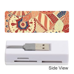 Pop Art Paisley Flowers Ornaments Multicolored 4 Memory Card Reader (stick) by EDDArt