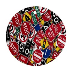 Road Signs Ornament (round)