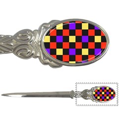 Checkerboard Again Letter Opener