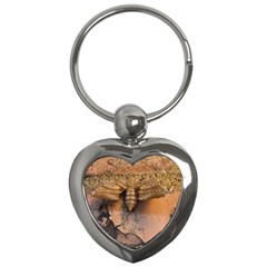 Night Moth Key Chain (heart) by Riverwoman