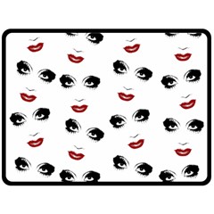 Bianca Del Rio Pattern Double Sided Fleece Blanket (large)  by Valentinaart