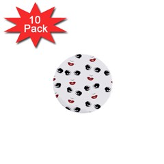 Bianca Del Rio Pattern 1  Mini Buttons (10 Pack)  by Valentinaart