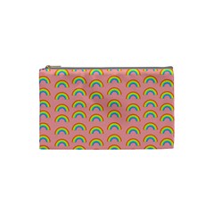 Pride Rainbow Flag Pattern Cosmetic Bag (small) by Valentinaart