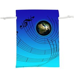 Music Reble Sound Concert  Lightweight Drawstring Pouch (xl) by HermanTelo