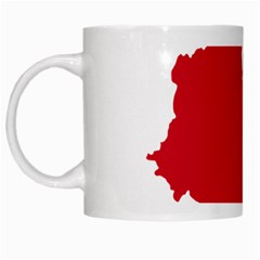 Malawi Flag Map Geography Outline White Mugs by Sapixe