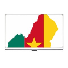 Cameroon Flag Map Geography Business Card Holder