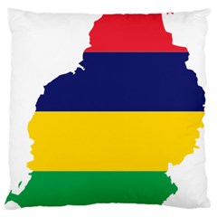 Mauritius Flag Map Geography Standard Flano Cushion Case (two Sides) by Sapixe