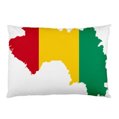 Guinea Flag Map Geography Outline Pillow Case (two Sides) by Sapixe