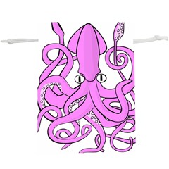 Squid Octopus Animal  Lightweight Drawstring Pouch (xl) by Bajindul