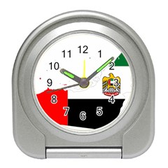 Borders Country Flag Geography Map Travel Alarm Clock by Sapixe