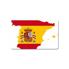 Spain Country Europe Flag Borders Magnet (name Card) by Sapixe