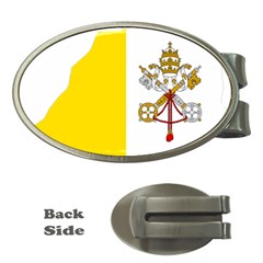 Vatican City Country Europe Flag Money Clips (oval)  by Sapixe