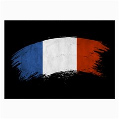 Flag France Flags French Country Large Glasses Cloth (2 Sides) by Sapixe