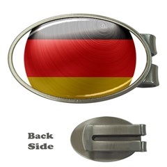 Germany Flag Europe Country Money Clips (oval)  by Sapixe