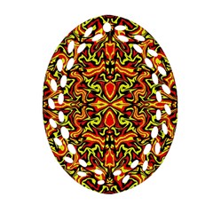 Rby 41 Oval Filigree Ornament (two Sides) by ArtworkByPatrick