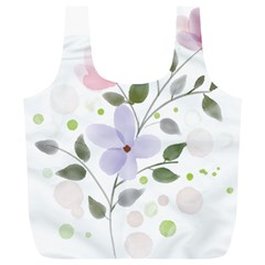 Spring Watercolour Flowers Full Print Recycle Bag (xl) by Pakrebo