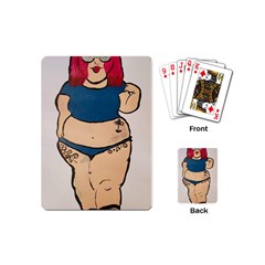 Sassy Playing Cards Single Design (mini) by Abigailbarryart