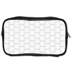 Hexagon Geometric Shape Toiletries Bag (two Sides) by Bajindul