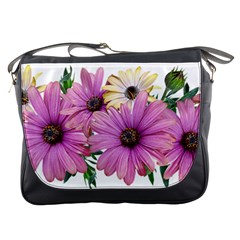 Flowers Daisies Arrangement Garden Messenger Bag by Pakrebo