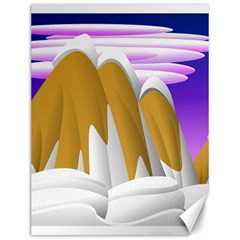 Europa Positive Thinking Mountain Canvas 12  X 16  by Pakrebo