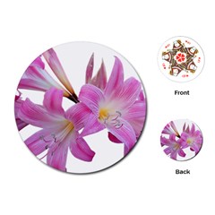 Lily Belladonna Easter Lily Playing Cards Single Design (round) by Pakrebo