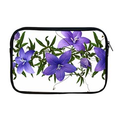 Flowers Blue Campanula Arrangement Apple Macbook Pro 17  Zipper Case by Pakrebo