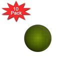 Hexagon Background Circle 1  Mini Magnet (10 pack) 