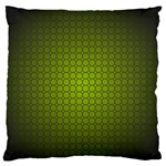 Hexagon Background Circle Standard Flano Cushion Case (One Side)